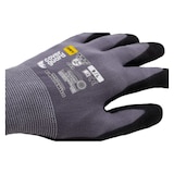 thumbnail of Coverguard - Gants grip en milieu sec paume enduite nitrile EUROLITE MAX25 (Pack de 10) #606060 Taille 8