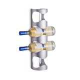 thumbnail of Zeller Edelstahl Wand Flaschenhalter 4 Flaschen