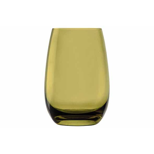 Stölzle Lausitz ELEMENTS Becher 465 ml oliv 6er Set