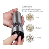 thumbnail of Moulin à poivre ou à sel en acier inoxydable Herzberg HG8106