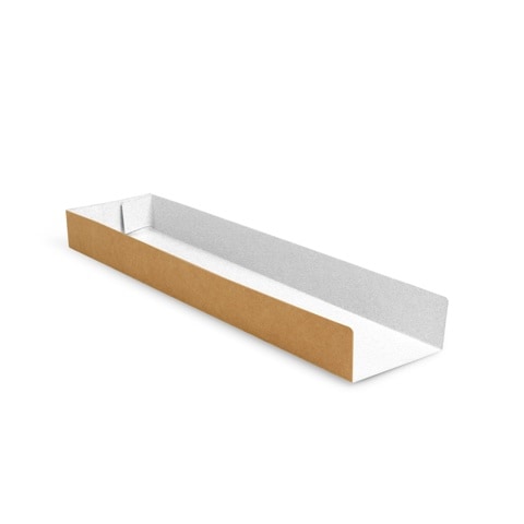 Premium Quality, Panini inschuif, karton 28,5 x 7,5 x 3 cm bruin / wit