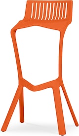 thumbnail of Packung mit 16 orangefarbenen Texas-Barstühlen