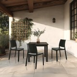 thumbnail of Eetkamerstoel / bezoekersstoel T37 V kunststof zwart hjh LIVING