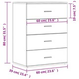 thumbnail of vidaXL Sideboards 3 Stk. Sonoma-Eiche Holzwerkstoff