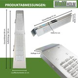 thumbnail of TRUTZHOLM 2 x Auffahrrampe 189 cm Stahl 400 kg klappbar geriffelt rutschfest Verladerampe Rampe