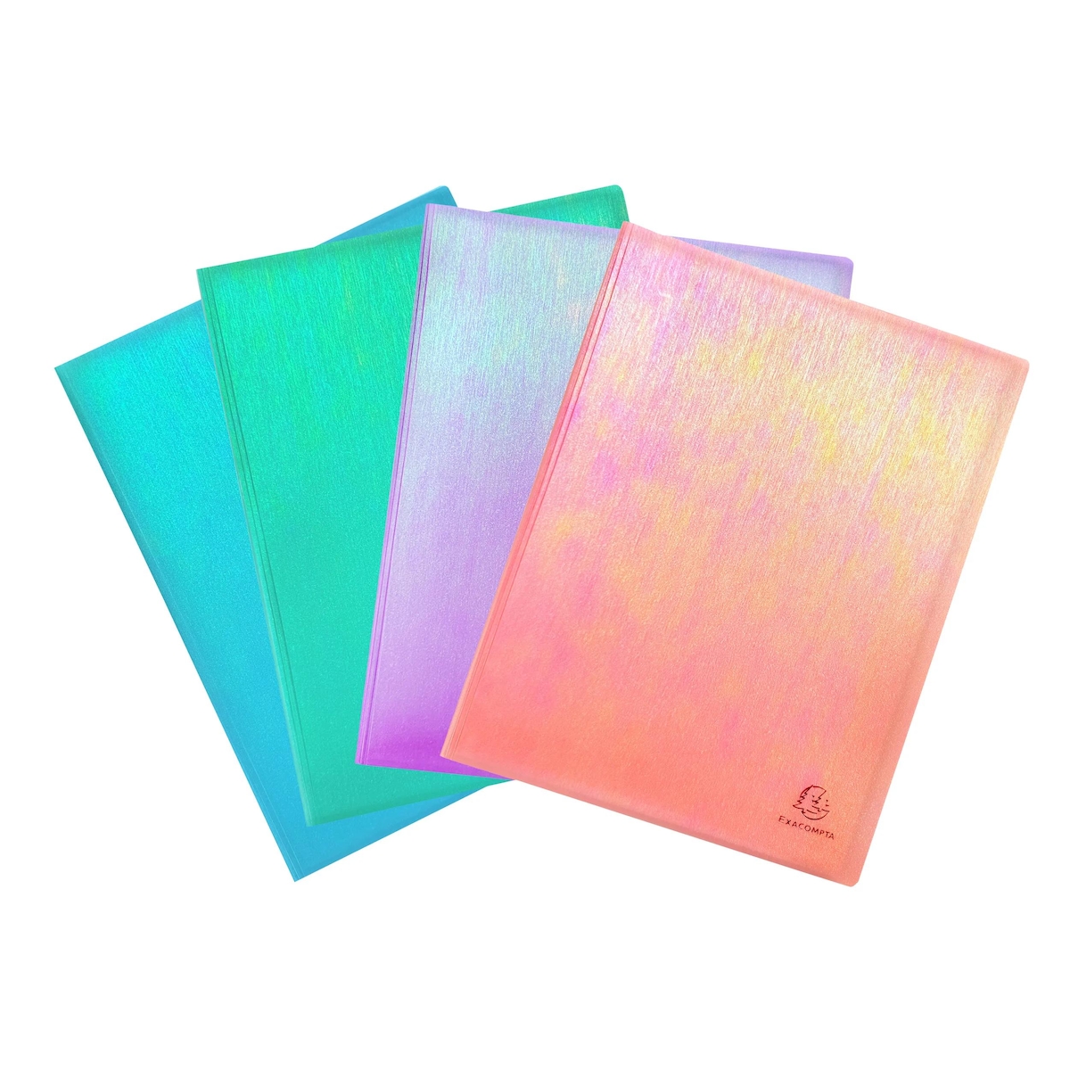 Exacompta 85330E 12x Sichtmappe A4, PP mittelfest, 30 Hüllen, Candy TidyFarben sortiert
