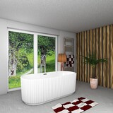 thumbnail of AcquaVapore freistehende Badewanne Wanne Acryl F08 170x80cm mit Armatur AF03