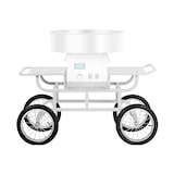 thumbnail of Royal Catering - Royal Catering RCZT-01W Chariot pour Machine a Barbe a Papa (4 Roues, Longueur Adaptable, Acier Laqué) Blanc
