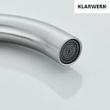 thumbnail of JULIE | Niederdruck Edelstahl Küchenarmatur Silber gebürstet | Schlichter Gastro Wasserhahn für Boiler 3 Anschlüsse | Mischbatterie Küche