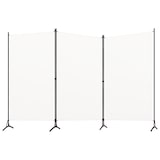 thumbnail of Décoshop26 - Séparateur de pièce cloison 3 panneaux 260 x 180 cm tissu blanc et fer DEC030744