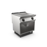 thumbnail of Mareno M1-700 elektrische Grillplatte mit 2/3 glatter und 1/3 gerippter Mattchromplatte, 80cm