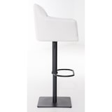 thumbnail of Conjunto de 2 bancos de bar Cobertura em tecido Damaso preto/branco