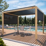 thumbnail of Store gris pour pergola bioclimatique CORATO et SAPRI