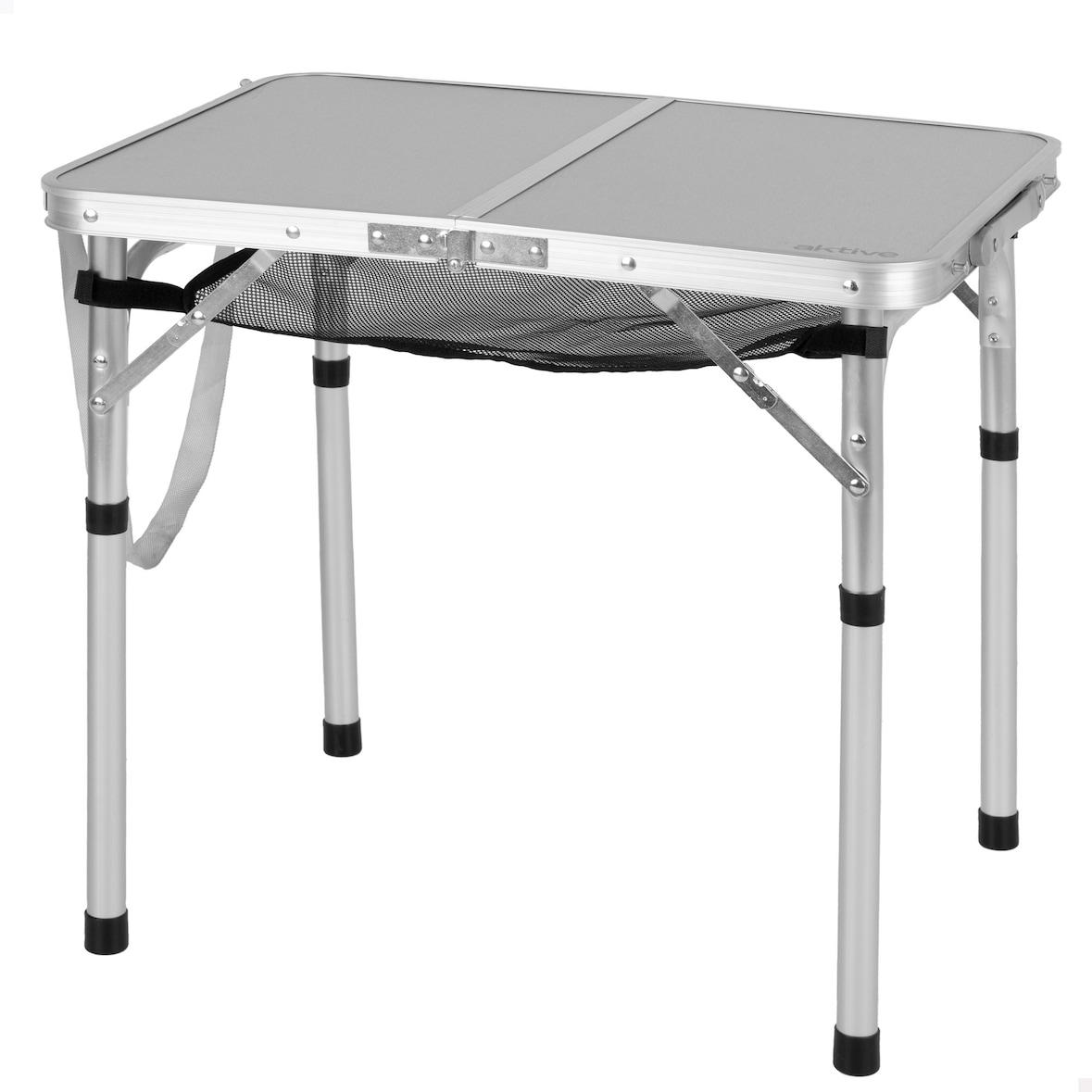 Aktive Mesa plegable camping maletín antideslizante beige c/red auxiliar