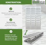 thumbnail of DREIBREIT by TRUTZHOLM Alu Auffahrrampe 175 cm 2-fach klappbar Tragkraft 1020kg gelocht Verladerampe
