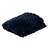 thumbnail of Plaid Diana marine 130x170 cm - Blau Rechteck Polyester Amadeus 130x2 cm