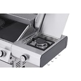 thumbnail of Tarrington House Gasbarbecue met 5+1+1 branders Glenwood, 138 x 57 x 121 cm, met plaat en wielen, roestvrij staal, zilver