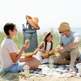 thumbnail of Relaxdays Einkaufstrolley klappbar, Abnehmbare Tasche 28 L, Einkaufswagen mit Rollen HxBxT: 92,5 x 42 x 28 cm, rot