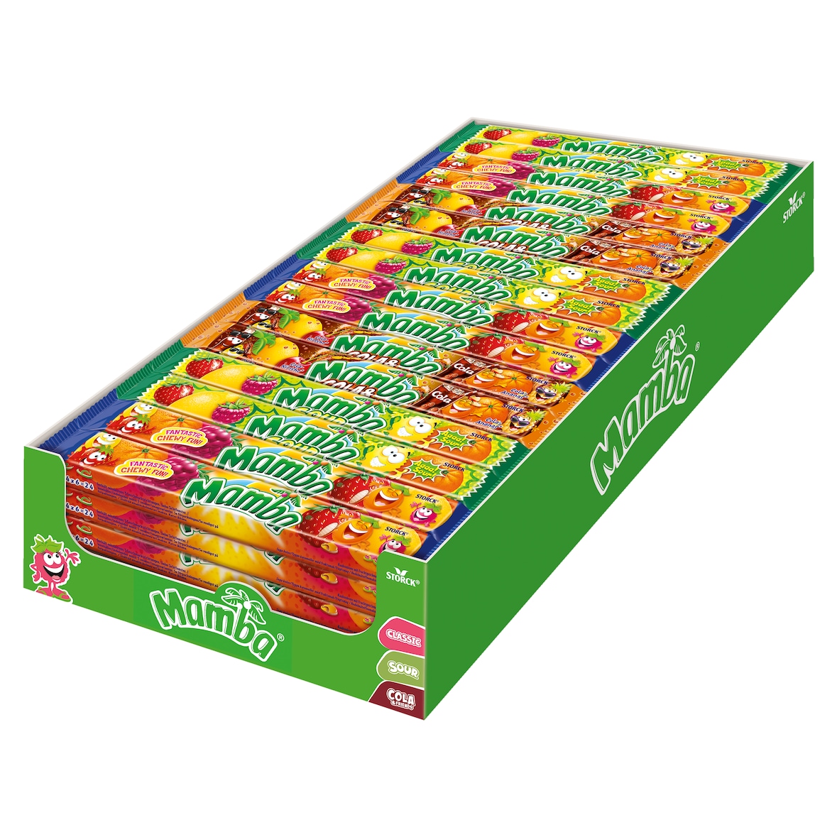 Mamba Stangen 3-fach Sortiment 80 x 4er Stangen (8,48 kg)