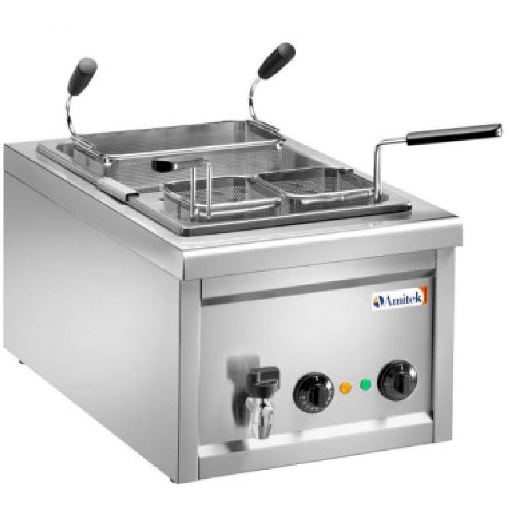 Cuocipasta Elettrico da Banco Amitek CC11 - 230 V - Acciaio Inox