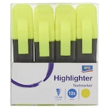 thumbnail of aro Evidenziatore, giallo, punta piatta, larghezza linea: 1-5 mm, con tappo protettivo, 12 unità