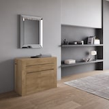 thumbnail of Consola extensible 90x42/302 cm Evolve Roble Nature con banco inferior y superior