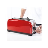 thumbnail of Taurus Vintage Red Tostadora de 1400W, con 2 ranuras extra largas de anchura variable, 3 funciones, 6 niveles de tostado, sistema auto centrado