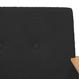 thumbnail of vidaXL Sessel Schwarz 59 x 75 x 78 cm Lockiger wollähnlicher Stoff