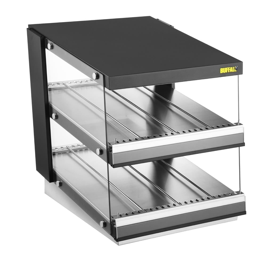 Equipementpro - Vitrine Chauffante de Comptoir Professionnelle 60 Tartes 650 watts - Buffalo
