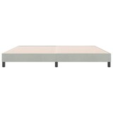 thumbnail of vidaXL Bed boxspring zonder matras 180x220 cm fluweel lichtgrijs
