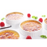 thumbnail of 6x Auflaufförmchen geriffelt, weiß, Porzellan Ø 10 cm