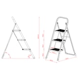 thumbnail of Inklapbare huishoudtrap 3 treden