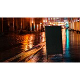 thumbnail of ALLboards Chevalet stop-trottoir étanche noir avec une surface à craie – 78×44 cm – support publicitaire