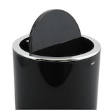 thumbnail of MSV - Zwarte plastic badkamerafvalbak van 6 liter, 18x24,2 cm