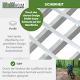 thumbnail of TRUTZHOLM 2 x Auffahrrampen 230 cm 1360 kg Traglast Alu klappbar grau Riffelstab Rampe Verladerampen