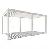 thumbnail of Weide Classic | Pergola Aluminium freistehend | 3 x 5,3 M | Lamellendach weiß
