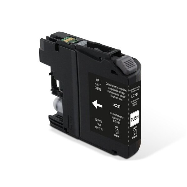 Tintenpatrone schwarz für Brother, DCP-J4120DW, J562DW ersetzt Brother LC-223BK