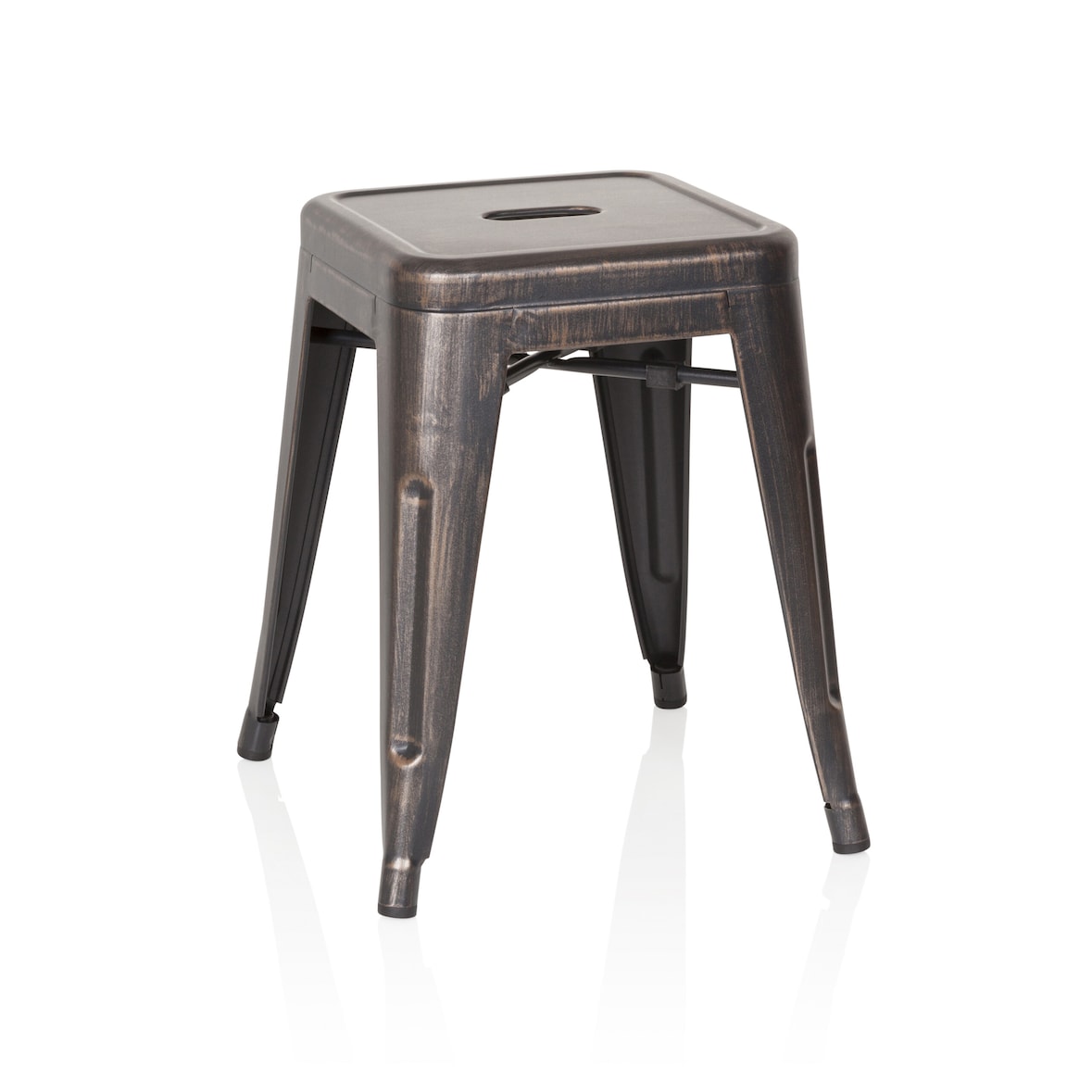 Hocker VANTAGGIO metallic schwarz / gold hjh OFFICE