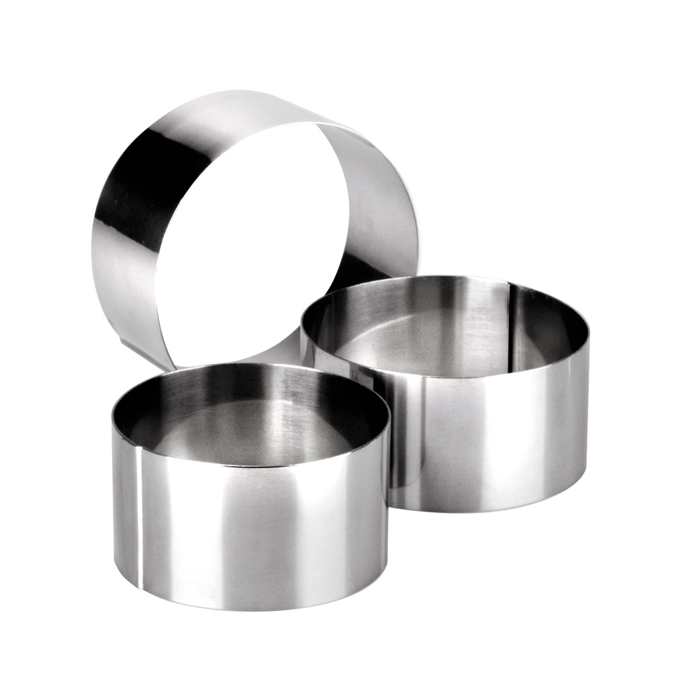 Cercle inox 5x4.5 cm -  Argent / Métallique  Acier Inoxydable (inox  Ibili 5.00x5.00 cm