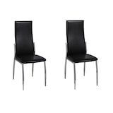 thumbnail of vidaXL Eetkamerstoelen 2 st kunstleer zwart