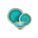 thumbnail of Excelsa 12-Teiliges Geschirrset Maldive Porzellan Blau