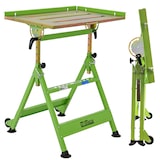 thumbnail of mobiler Schweißtisch höhenverstellbar  77-92 cm klappbar Stahl stufenlos neigbar bis 90° Räder Griff