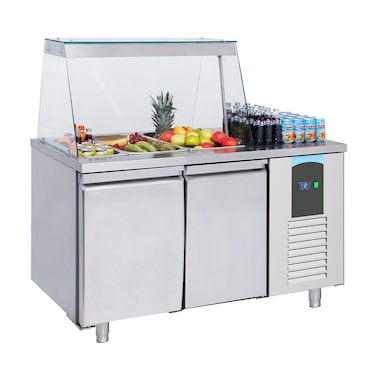 Saladette 2 portes 3x 1/1GN récipient - Combisteel