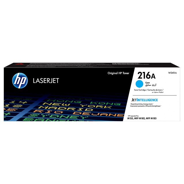 HP W2411A Cyan Cartouche de Toner ORIGINALE - 216A