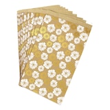 thumbnail of Clairefontaine 394117C Packung mit 50 Geschenktüten Kraft, 24x35+6cm, BlumenWeiß