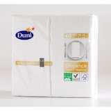 thumbnail of Duni Duni Elegance®-Serviette Lily 40 x 40 cm Weiß, 240 Stk/Krt (6 x 40 Stk)