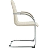 thumbnail of Besucherstuhl NAIROB - Kunstleder Creme 56x60x95 cm | Besucherstühle Konferenzstuhl Wartezimmerstuhl Bürostühle Bürostuhl Konferenzraum Wartezimmer