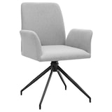 thumbnail of tectake Draaibare fauteuil Daya, gestoffeerd - lichtgrijs, Set van 6 - 406191