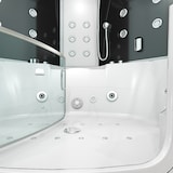 thumbnail of Dampfdusche Whirlpool Dusche Duschkabine K60-SW-TH 140x140cm OHNE Zusatzoptionen
