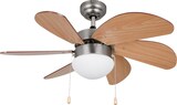 thumbnail of Orbegozo ventilador de techo con luz CP 15075 N, 3 velocidades, 6 aspas, silencioso, 80 cm de diámetro, 37 cm de altura, 50 W